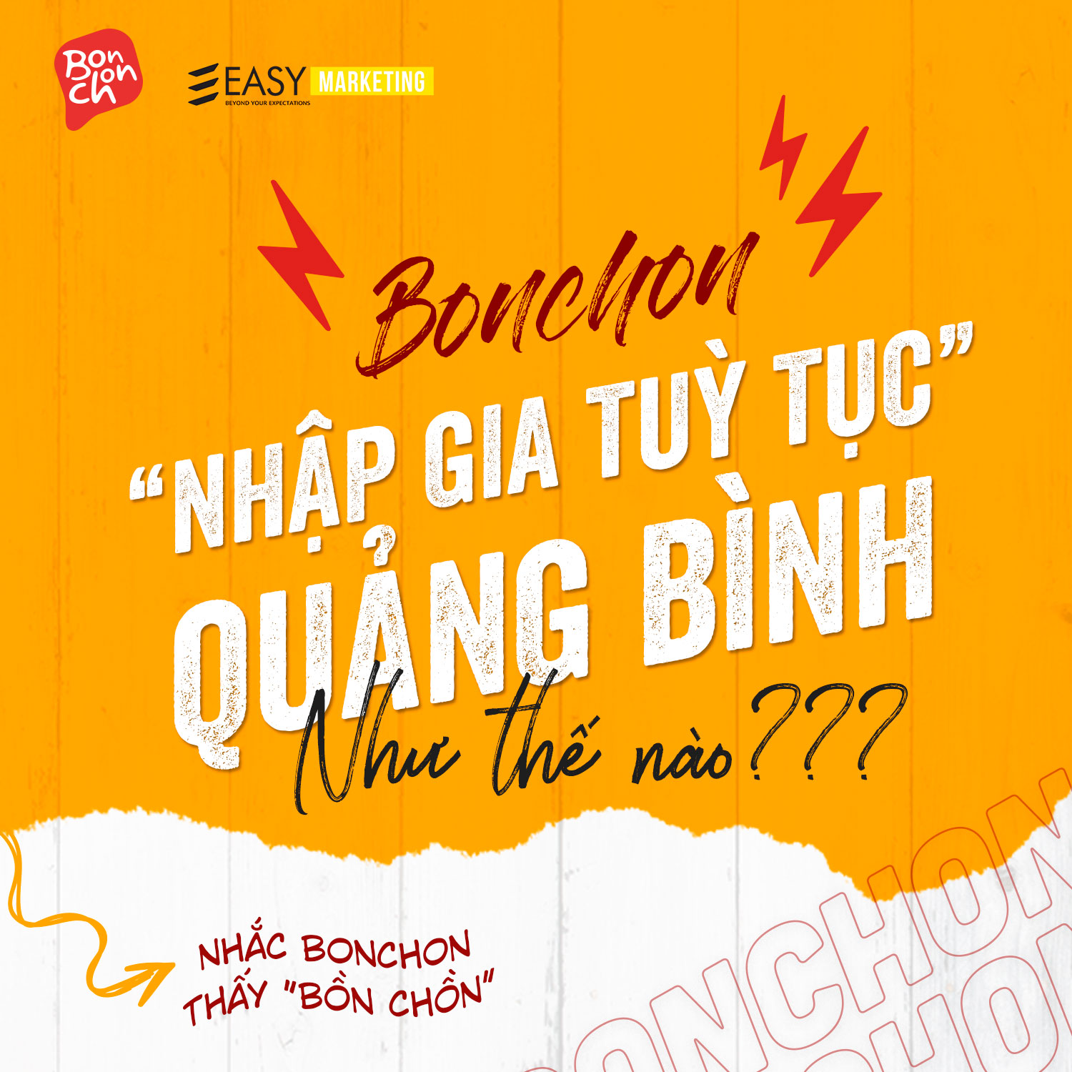 BONCHON “NHẬP GIA TÙY TỤC” QUẢNG BÌNH NHƯ THẾ NÀO???